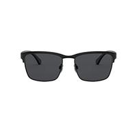 Emporio Armani Mixte 0EA2087 Lunettes de soleil, Black/Smoke, 56/18/142