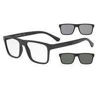 Emporio Armani Mixte 0EA4115 Lunettes de soleil, Matte Black (58011w), 54-18-145