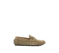 Emporio Armani - Mocassins de conduite en daim - Homme - Chaussures - Beige - Taille: 41 EU