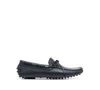 Emporio Armani - Mocassins en cuir avec décoratif - Homme - Chaussures - Noir - Taille: 41 EU