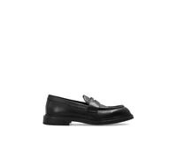 Emporio Armani - Mocassins en cuir grainé - Homme - Chaussures - Noir - Taille: 41 EU