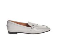 Emporio Armani - Mocassins en cuir verni - Femme - Chaussures - Blanc - Taille: 36 EU