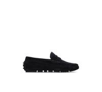 Emporio Armani - Mocassins en daim - Homme - Chaussures - Bleu - Taille: 41 1/2 EU