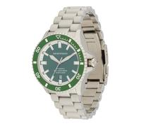 Emporio Armani Montre à affichage analogique vert / pétrole / argent, Taille One Size