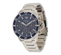 Emporio Armani Montre à affichage analogique 'WORLD EXPLORER' argent, Taille One Size