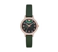 Emporio Armani Montre analogique pour femme à quartz avec bracelet en acier inoxydable, vert, AR11577