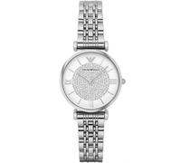 Emporio Armani – Montre AR1925 Femme – Acier inoxydable, cadran argenté, 32 mm, Quartz