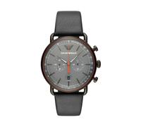 Emporio Armani - Montre Aviateur - Homme - Accessoires - Gris - Taille: ONE Size