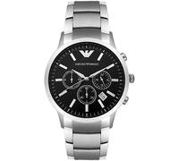 Emporio Armani - Montre Chrono Renato Large - unisex - Accessoires - Gris - Taille: ONE Size