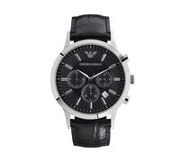 Emporio Armani - Montre Chronographe à Quartz - Homme - Accessoires - Noir - Taille: ONE Size