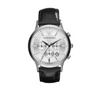 Emporio Armani - Montre Chronographe Classique - Homme - Accessoires - Gris - Taille: ONE Size