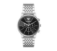 Emporio Armani Montre chronographe en acier inoxydable