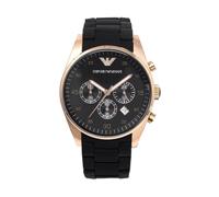 Emporio Armani - Montre Chronographe - Homme - Accessoires - Noir - Taille: ONE Size