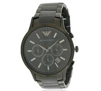 Emporio Armani Montre Chronographe Homme Noire en Acier Inoxydable AR2453 - 43 mm