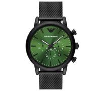 Emporio Armani Montre Chronographe pour Homme en Acier Inoxydable Ton Noir, AR11470