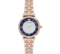 Emporio Armani - Montre Femmes - Quartz - Analogique - Bracelet Acier inoxydable Ip-rosé - AR11423