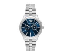 Emporio Armani Montre Homme 41MM en Acier Inoxydable Argenté, AR11728