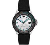Emporio Armani - Montre Hommes - Quartz - Analogique - Bracelet Tissu Noir - AR11465