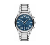 Emporio Armani Watch for Men, Quartz 3 sub dial Chronograph Movement and 43mm Case Size with Stainless Steel Strap