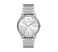 Emporio Armani Montre AR11599 – Trois aiguilles, date, acier inoxydable pour homme