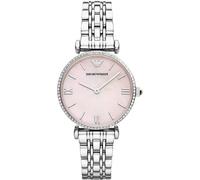 Emporio Armani Montre pour femme, mouvement à deux aiguilles, boîtier en acier inoxydable de 32 mm avec bracelet en acier inoxydable, AR1779