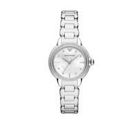 Emporio Armani Montre femme AR11596 – Acier inoxydable argent, 3 aiguilles, étanche 5 ATM