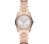 Emporio Armani Montre pour femme Quartz/3 Aiguilles Mouvement Date Boîtier 32mm avec bracelet en acier inoxydable AR11559