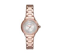 Emporio Armani Montre pour Femmes, 32mm Quartz Ton Or Rose Mouvement à Trois Aiguilles et Bracelet en Acier Inoxydable