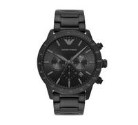 Montre Emporio Armani En Acier Noir Noir