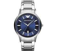 Montre Homme Emporio Armani 43mm Bracelet Acier Inoxydable Quartz AR11180 - Gris - Etanche 5 Atm