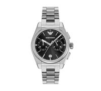 Emporio Armani Montre pour homme, mouvement quartz/chrono, boîtier de 43 mm, bracelet en acier inoxydable AR11560