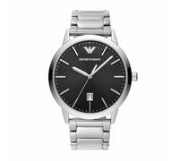 Emporio Armani Montre homme AR11310, boîtier acier 43 mm, mouvement date 3 aiguilles, bracelet acier