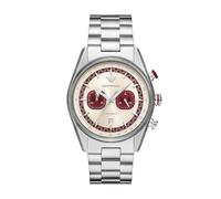 EMPORIO ARMANI Hommes Analogique Quartz Montre avec Bracelet en Acier Inoxydable AR11645