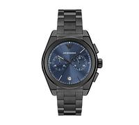 Emporio Armani Montre pour Hommes, Mouvement chronographe, Montre en Acier Inoxydable avec Un boîtier de 43mm