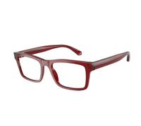 Emporio Armani - Monture Optique Ea3254 - unisex - Accessoires - Rouge - Taille: ONE Size