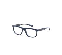 Emporio Armani - Monture optique - Homme - Accessoires - Bleu - Taille: 55 MM