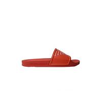 Emporio Armani Mules PVC à Gros Logo Femme