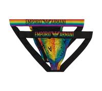 Emporio Armani Pack DE 2 Jockstraps Pride Noir 111932-4R513
