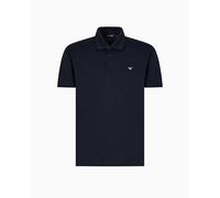 Polo homme EMPORIO ARMANI à manches courtes avec col et boutons en pur coton art