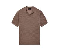 Emporio Armani - Polo en maille à manches courtes - Homme - Tops - Brun - Taille: L