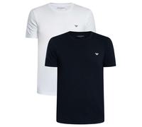 Emporio Armani Pour des hommes Lot de 2 t-shirts Lounge Crew, Multicolore