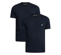 Emporio Armani Pour des hommes Lot de 2 t-shirts ras du cou classiques, Bleu