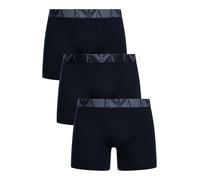 Emporio Armani Pour des hommes Lot de 3 boxers en coton extensible, Bleu
