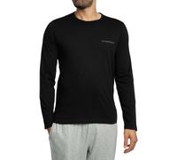 Emporio Armani Pour des hommes T-shirt de pyjama à manches longues de marque, No