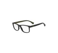 Emporio Armani - Rectangle Optical Frame - Homme - Accessoires - Noir - Taille: 55 MM