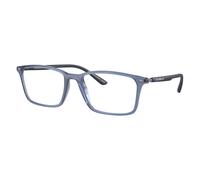 Emporio Armani - Rectangle Optical Frame - unisex - Accessoires - Bleu - Taille: 55 MM