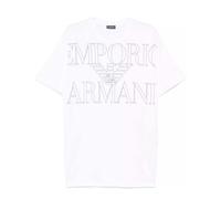 EMPORIO ARMANI Round-Neck T-Shirt, Noir, XL Homme