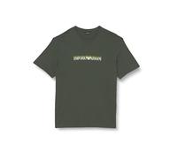 EMPORIO ARMANI Round-Neck T-Shirt, Pr.macrolog d'escalade, XL Homme