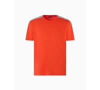 EMPORIO ARMANI Round-Neck T-Shirt, Red.COM, M pour Hommes