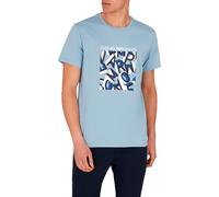 EMPORIO ARMANI Round-Neck T-Shirt, T-Shirt Homme, Ashley Print LETTERI,